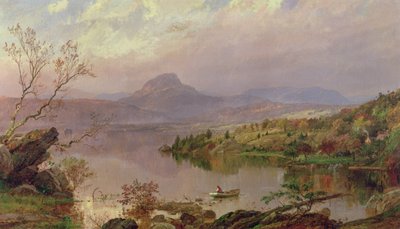 Sugarloaf vom Wickham Lake, 1876 von Jasper Francis Cropsey